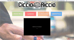 Desktop Screenshot of ciccioriccio.it